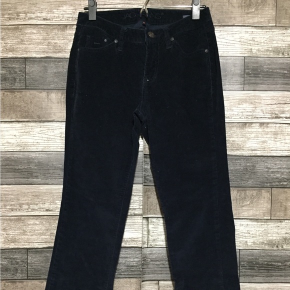 Jag Jeans Mid Rise Straight Leg Corduroy Pants Women’s 4P Navy Blue (Inseam 27) - Picture 5 of 10